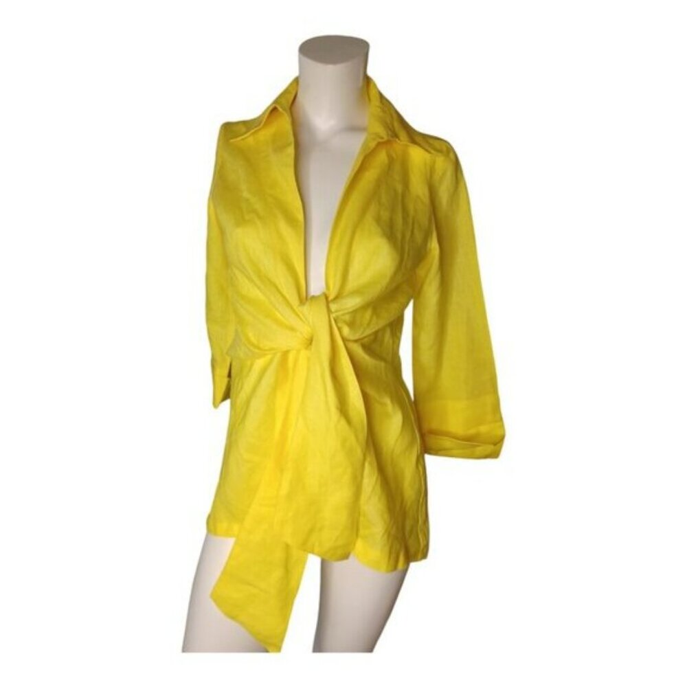 Neiman Marcus Linen Shirt xs